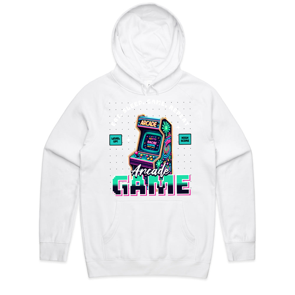Retro Arcade Gamer T-Shirt – Neon Vintage Gaming Tee