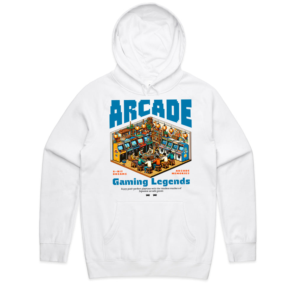 Vintage Arcade Gaming Legends T-Shirt – Retro 8-Bit Dreams Tee
