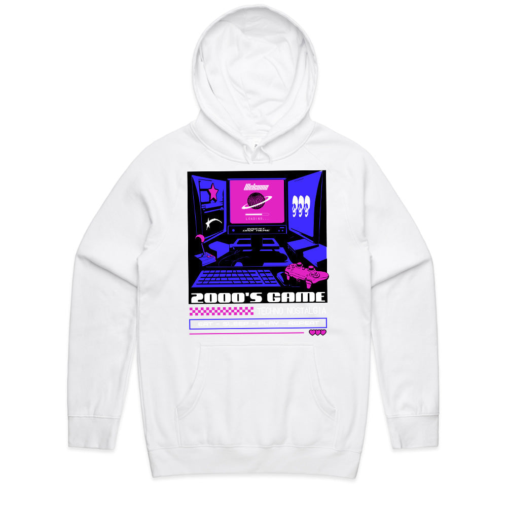 Retro 2000s Gaming T-Shirt - "Techno Nostalgia" Cyberpunk Aesthetic