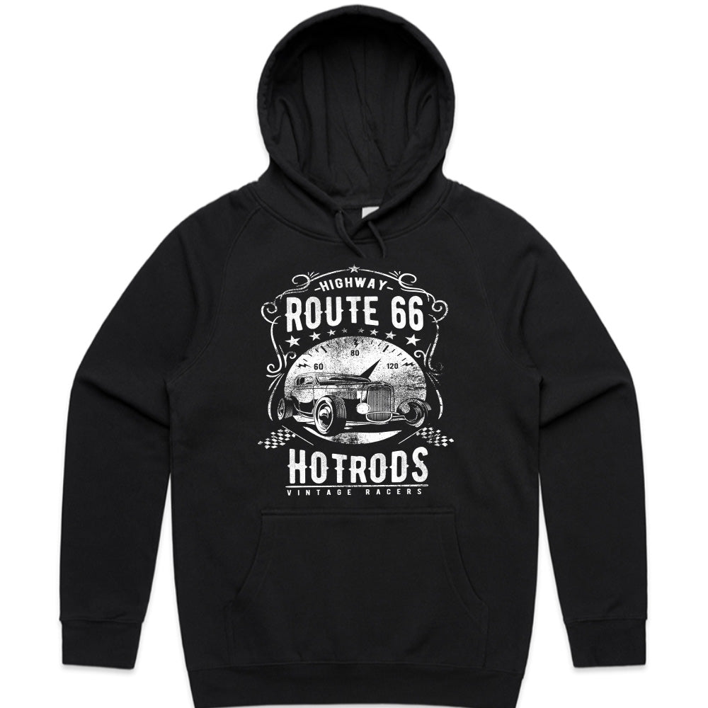 Route 66 Hot Rod Vintage Racer T-Shirt