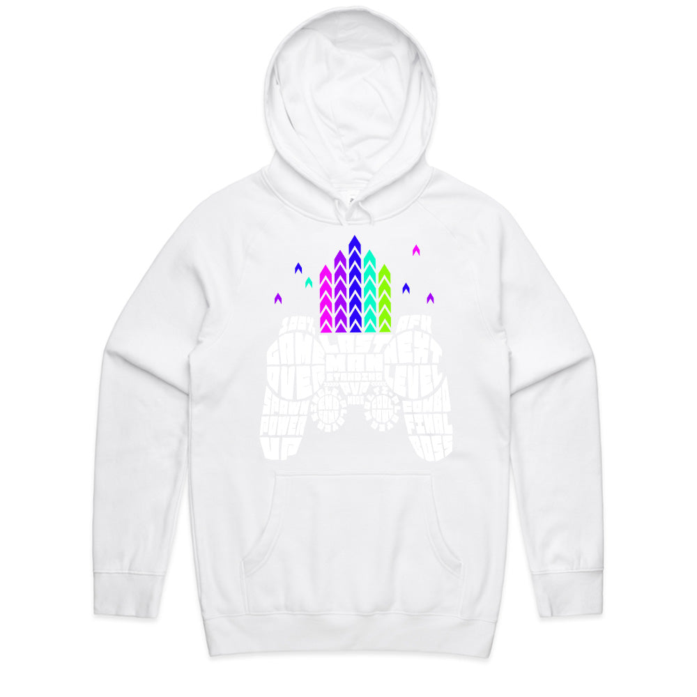 Gaming Typography T-Shirt - "Game Over | Last Man Standing" Gamer Controller Design