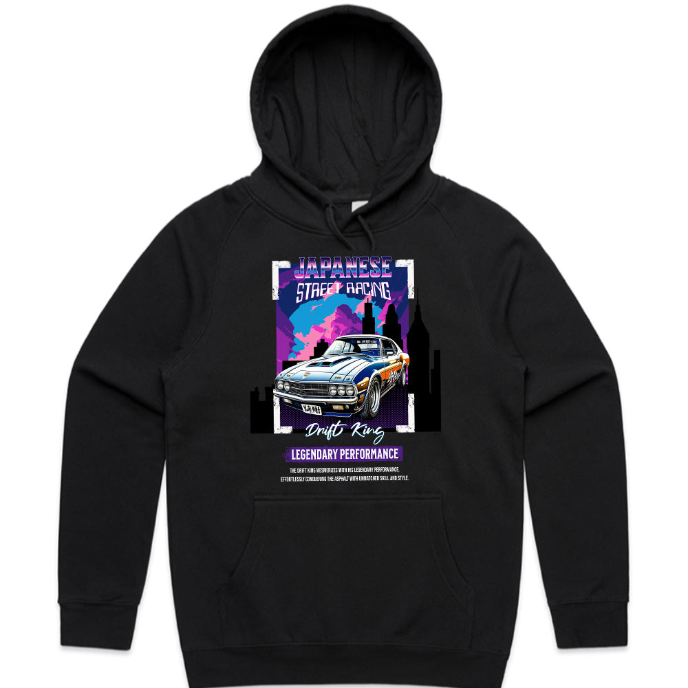 Drift King Japanese Street Racing T-Shirt – Classic JDM Legend Edition