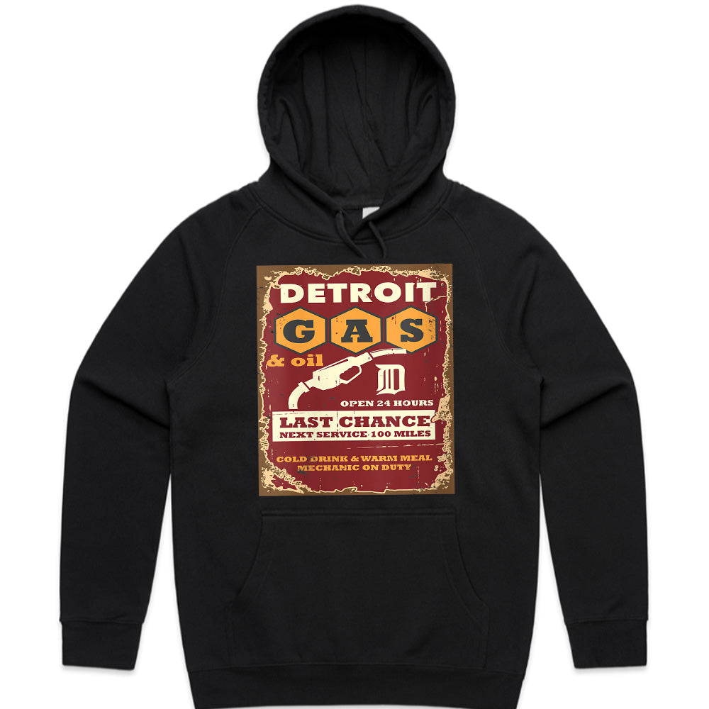Detroit Gas & Oil" Vintage Service Station Sweatshirt