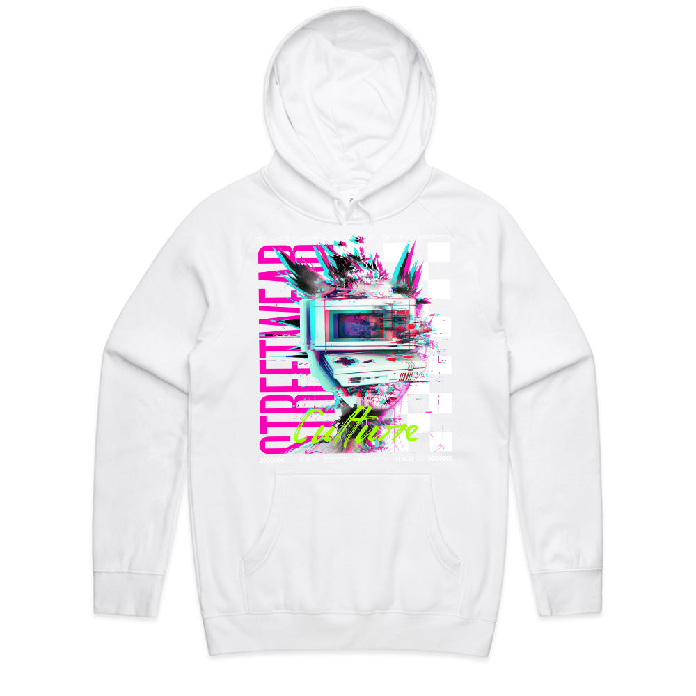 "Streetwear Culture – Retro Glitch Gaming T-Shirt"