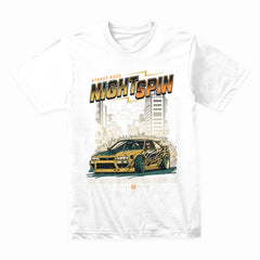 Night Spin Street Racing Graphic Tee – Osaka Drift Edition