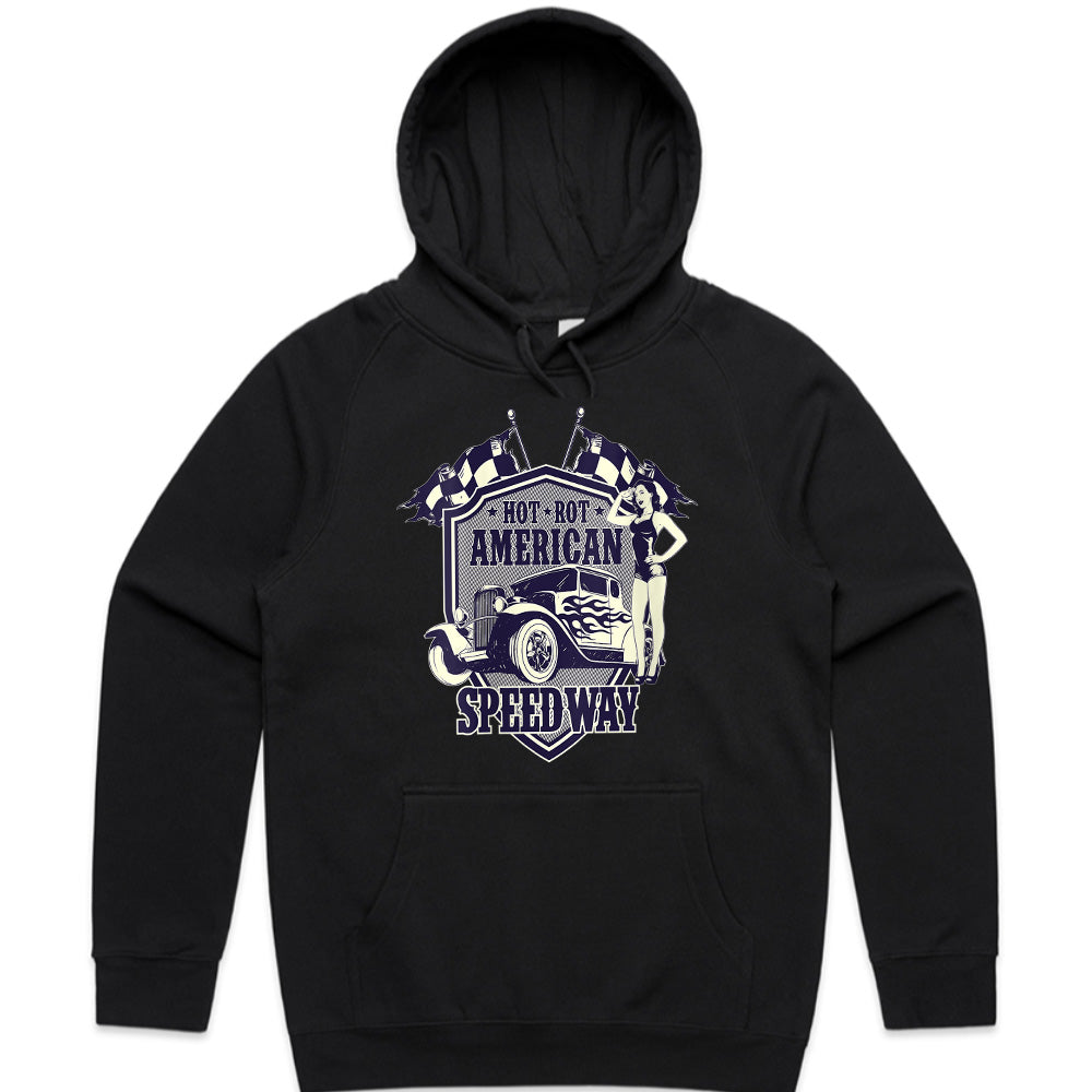 American Speedway Hot Rod Sweatshirt – Vintage Racing Style