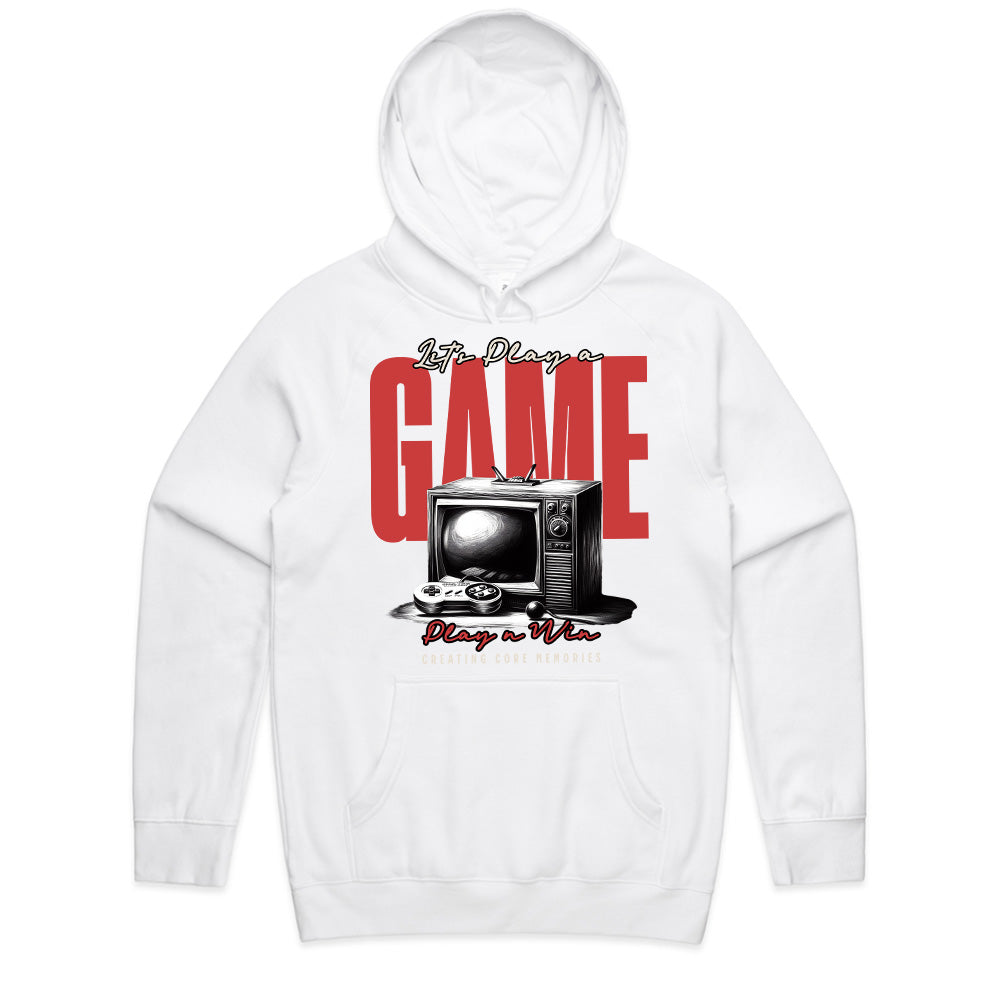 Retro Gamer T-Shirt – "Let's Play a Game" Vintage Console Design
