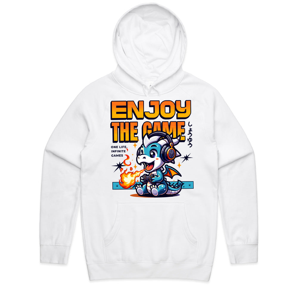 Gamer Dragon T-Shirt – "Enjoy the Game" Cute Gaming Dragon Design
