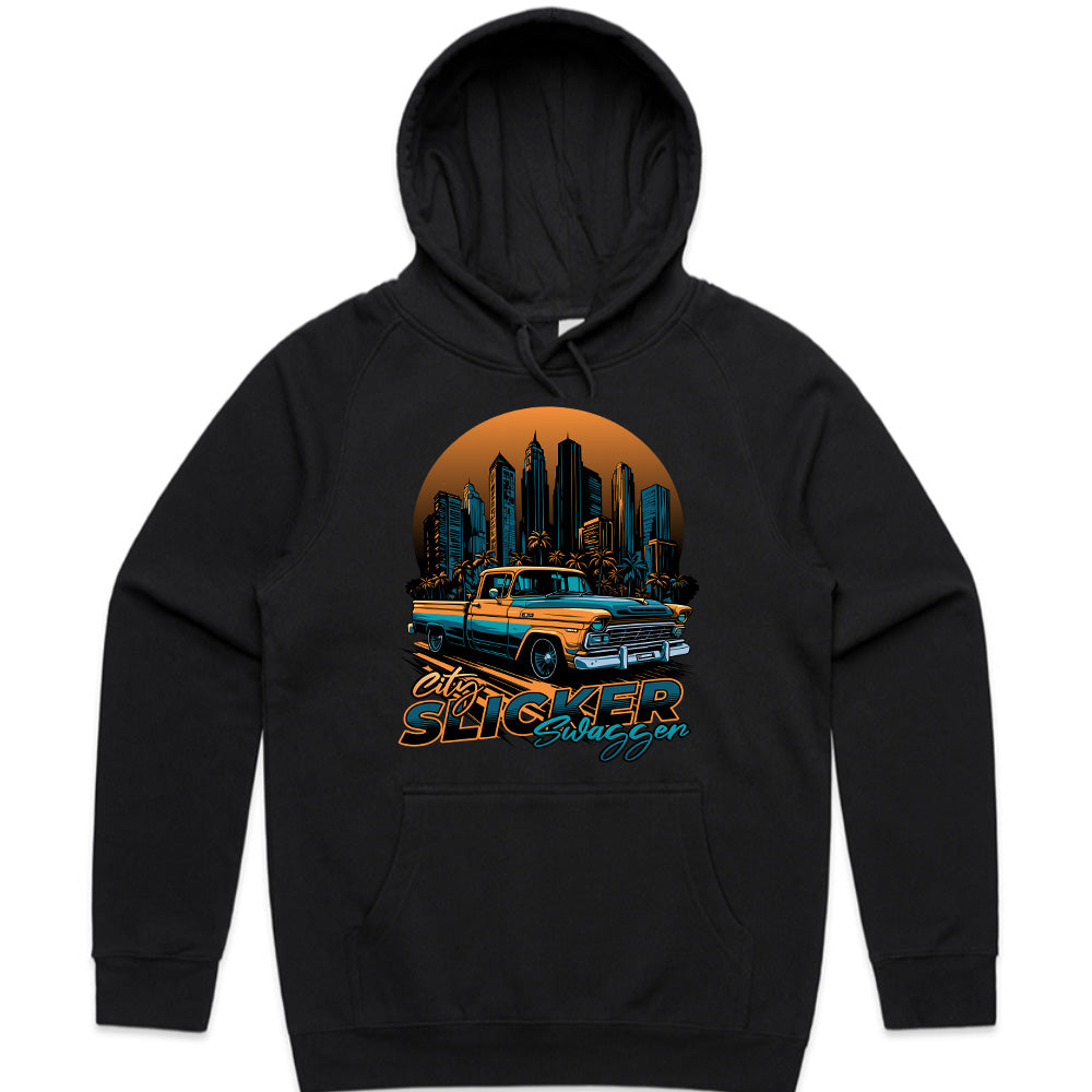 City Slicker Swagger – Classic Pickup Retro Streetwear Tee