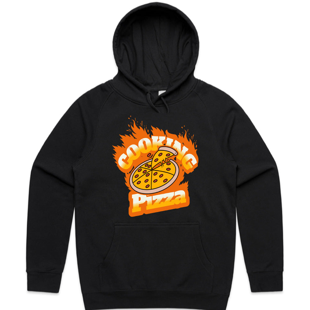 Cooking Pizza – Fiery Pizza Lover Streetwear T-Shirt