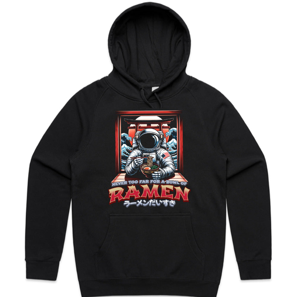 Cosmic Ramen – Astronaut Noodle Adventure Streetwear T-Shirt