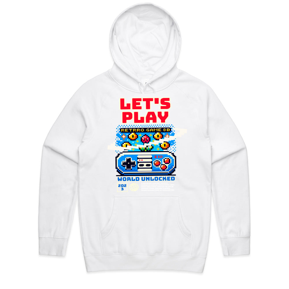 Let’s Play Retro Gamer T-Shirt – 8-Bit Pixel Nostalgia