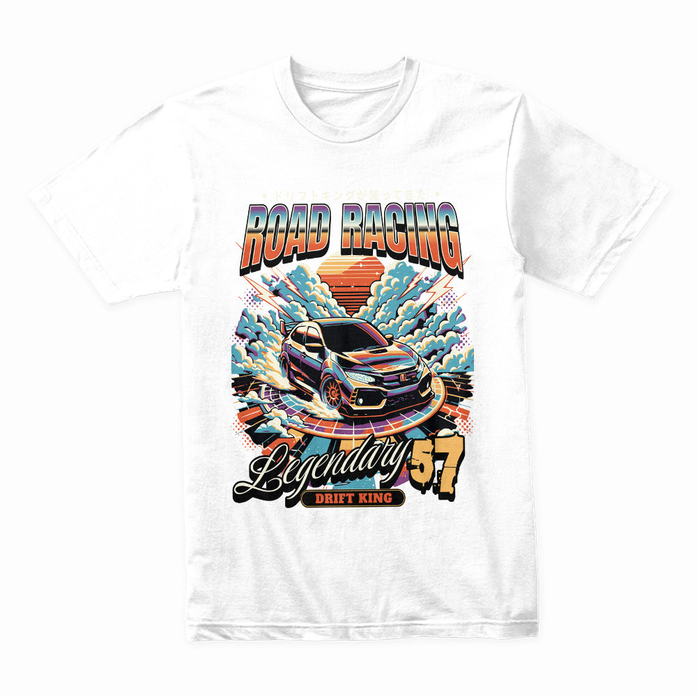 Road Racing Drift King T-Shirt – Legendary 57 JDM Streetwear