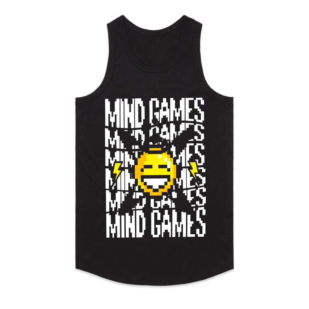 "Mind Games – Retro Pixel Glitch Gaming T-Shirt"