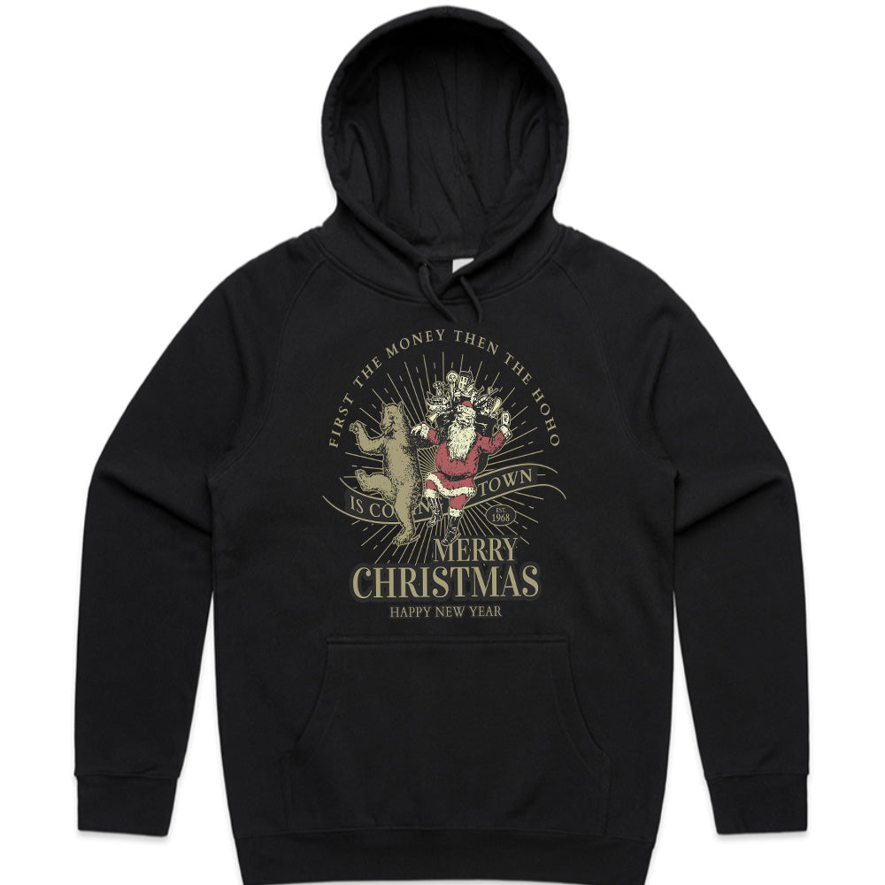 Santa’s Money Dance Christmas Tee – Funny Holiday Party Shirt