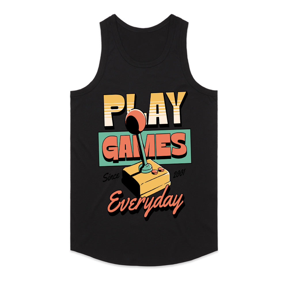 "Play Games Everyday" Retro Arcade Joystick T-Shirt