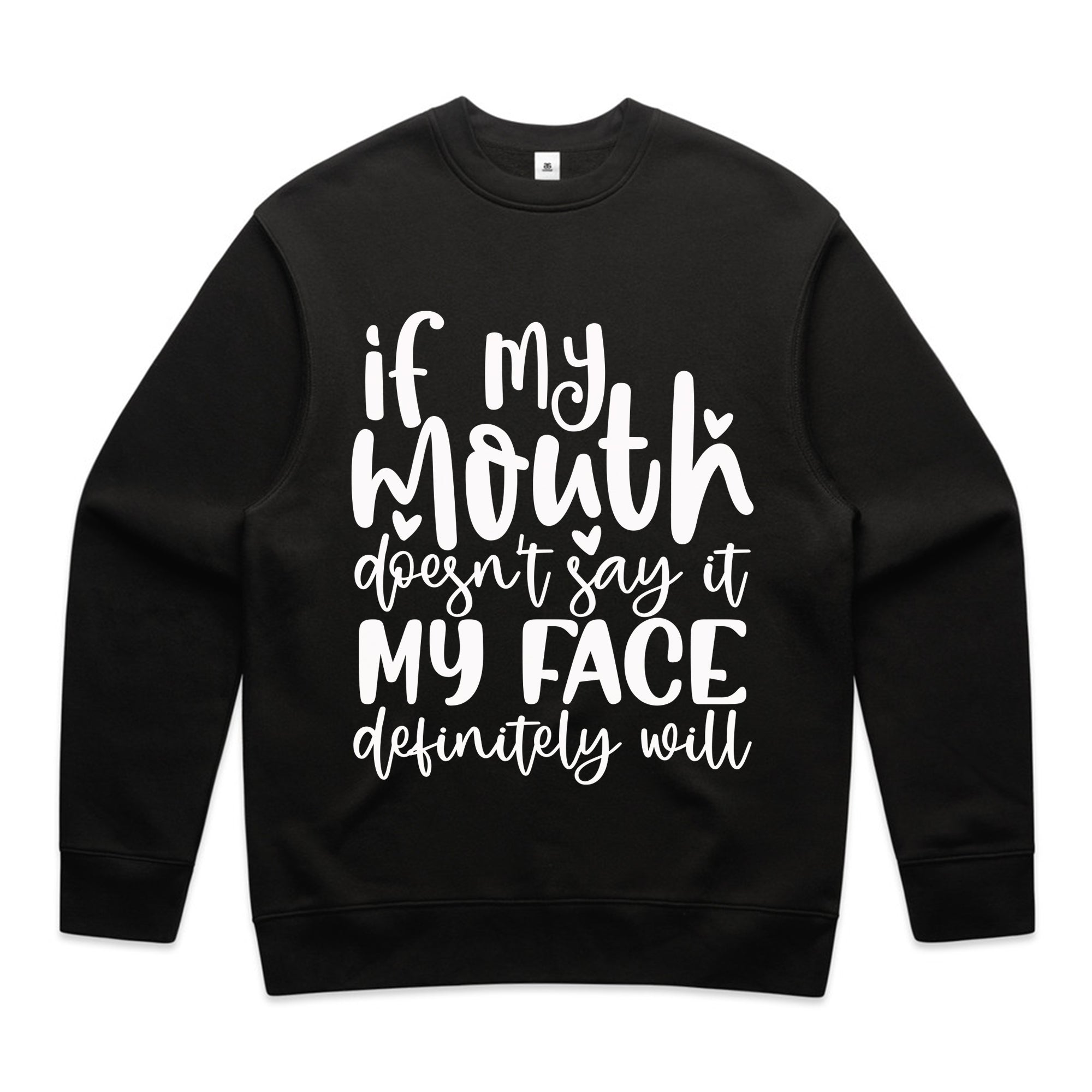 If my mouth doesn’t say it, my face definitely will