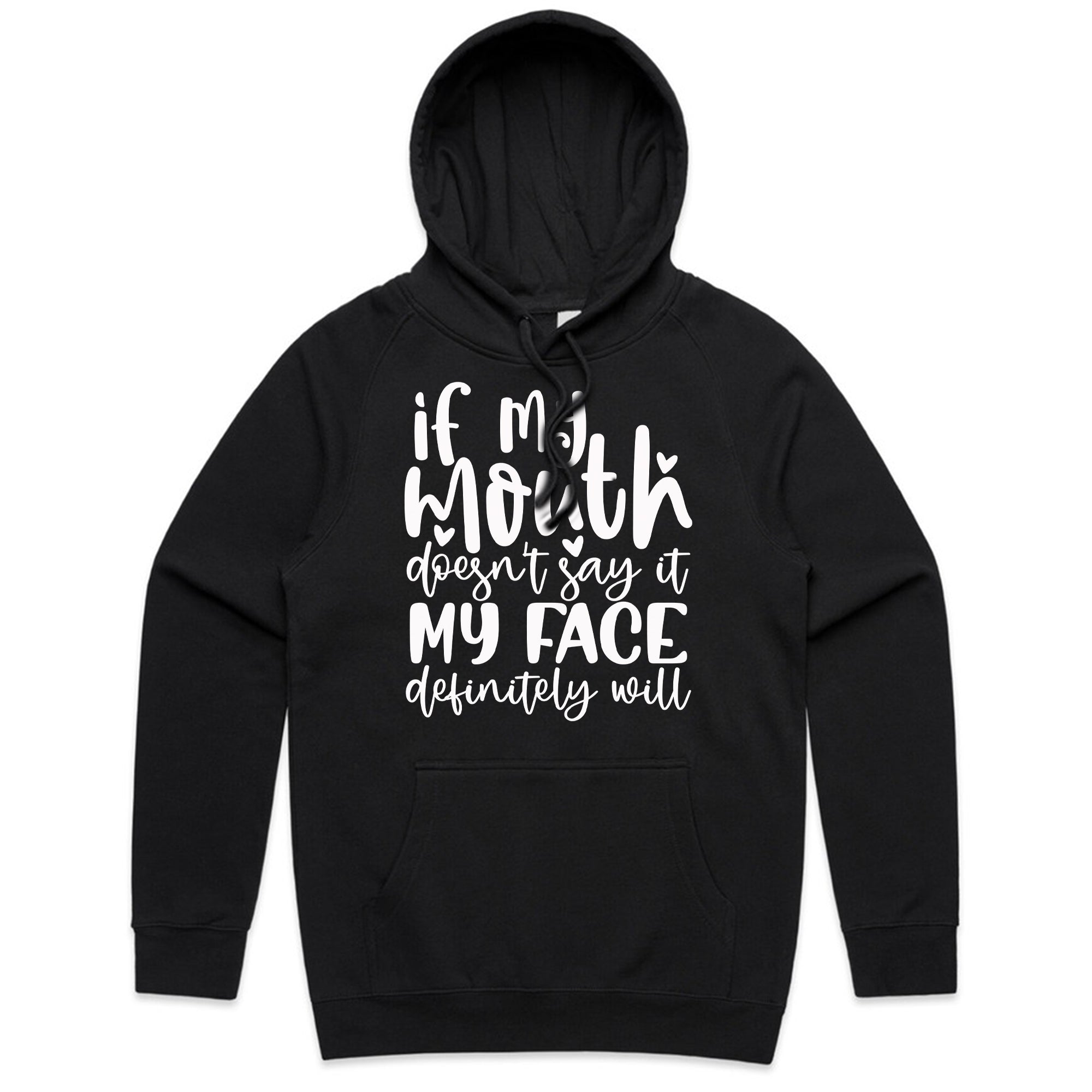 If my mouth doesn’t say it, my face definitely will
