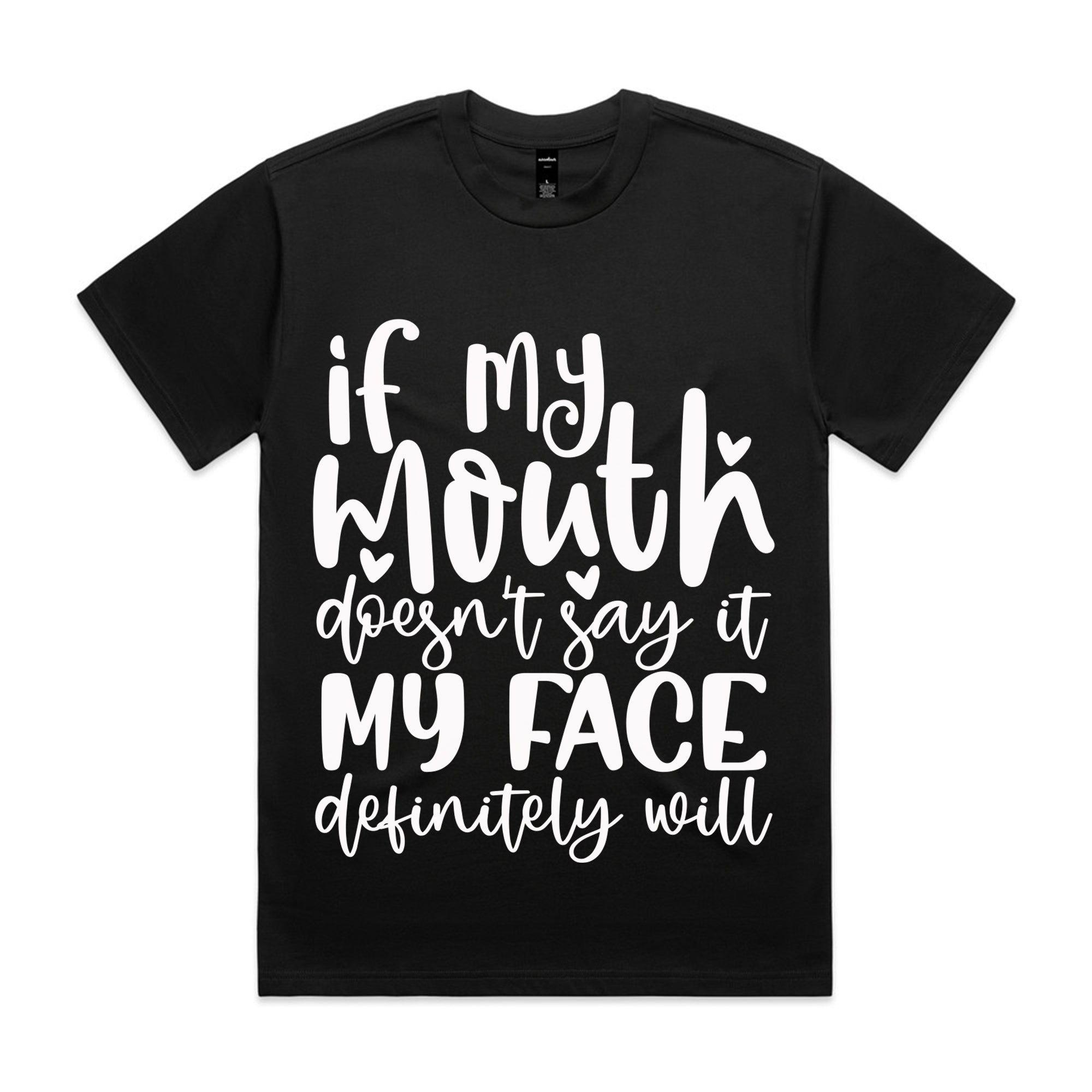 If my mouth doesn’t say it, my face definitely will