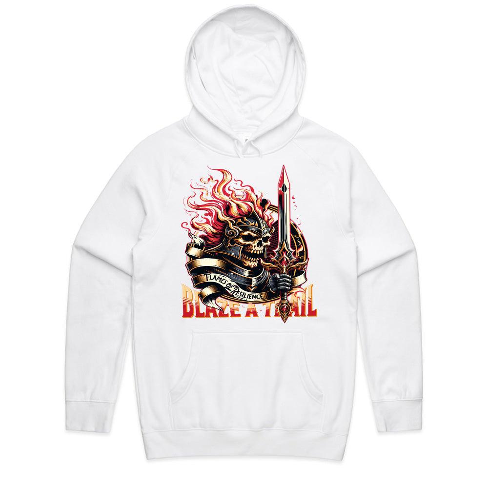 Blaze A Trail – Flames of Resilience Warrior Tee
