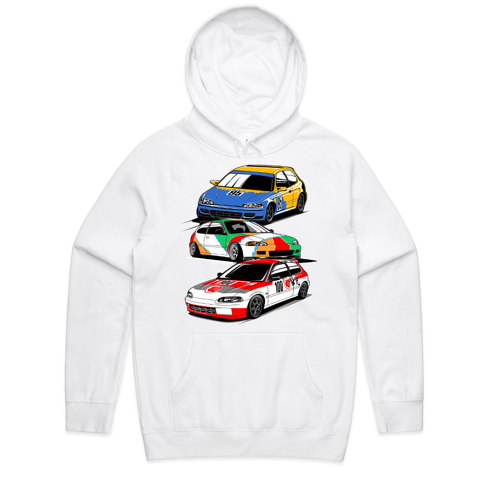JDM Hatch Legends T-Shirt – Honda EG6 Racing Tribute Tee