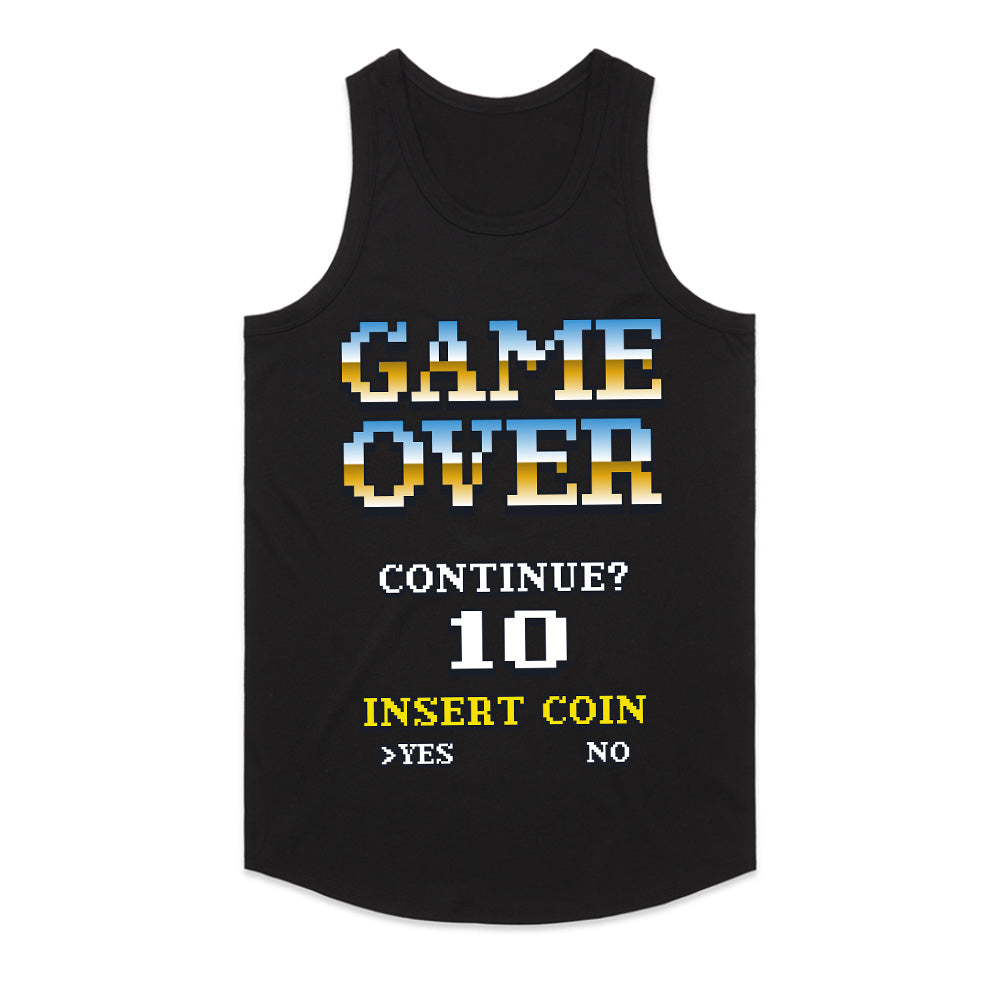Retro Arcade Game Over" T-Shirt – Classic Pixel Design for Gamers