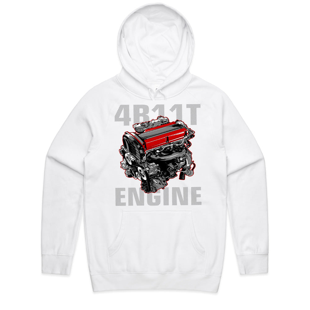 4B11T Engine T-Shirt – Mitsubishi Turbo Power!
