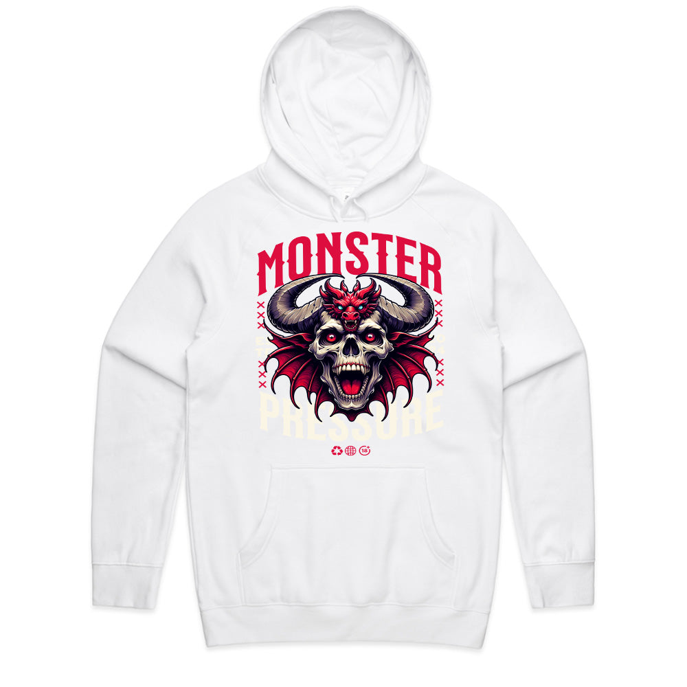 Monster Pressure T-Shirt – Dark Gothic Skull & Demon Aesthetic