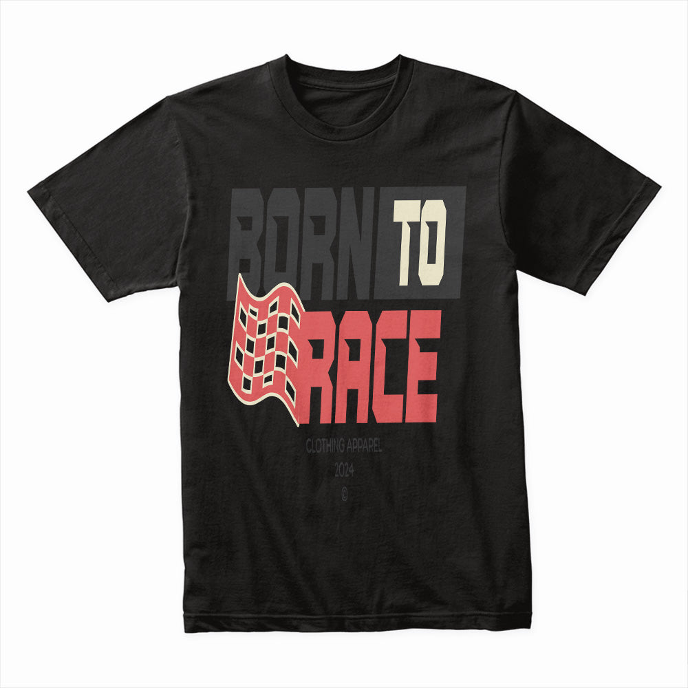 Born to Race Minimalist Racing Streetwear T-Shirt