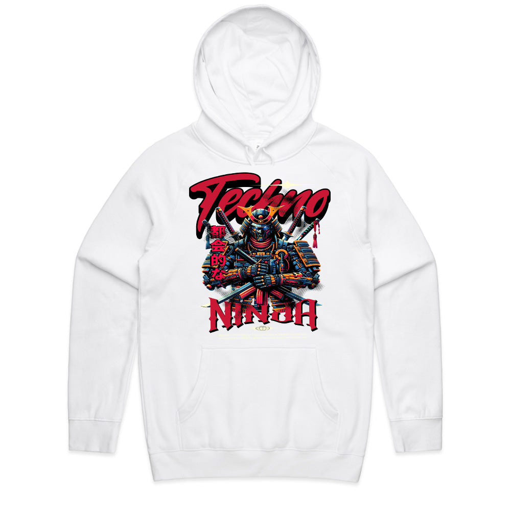 Techno Ninja – Cyber Samurai Futuristic Warrior Graphic T-Shirt