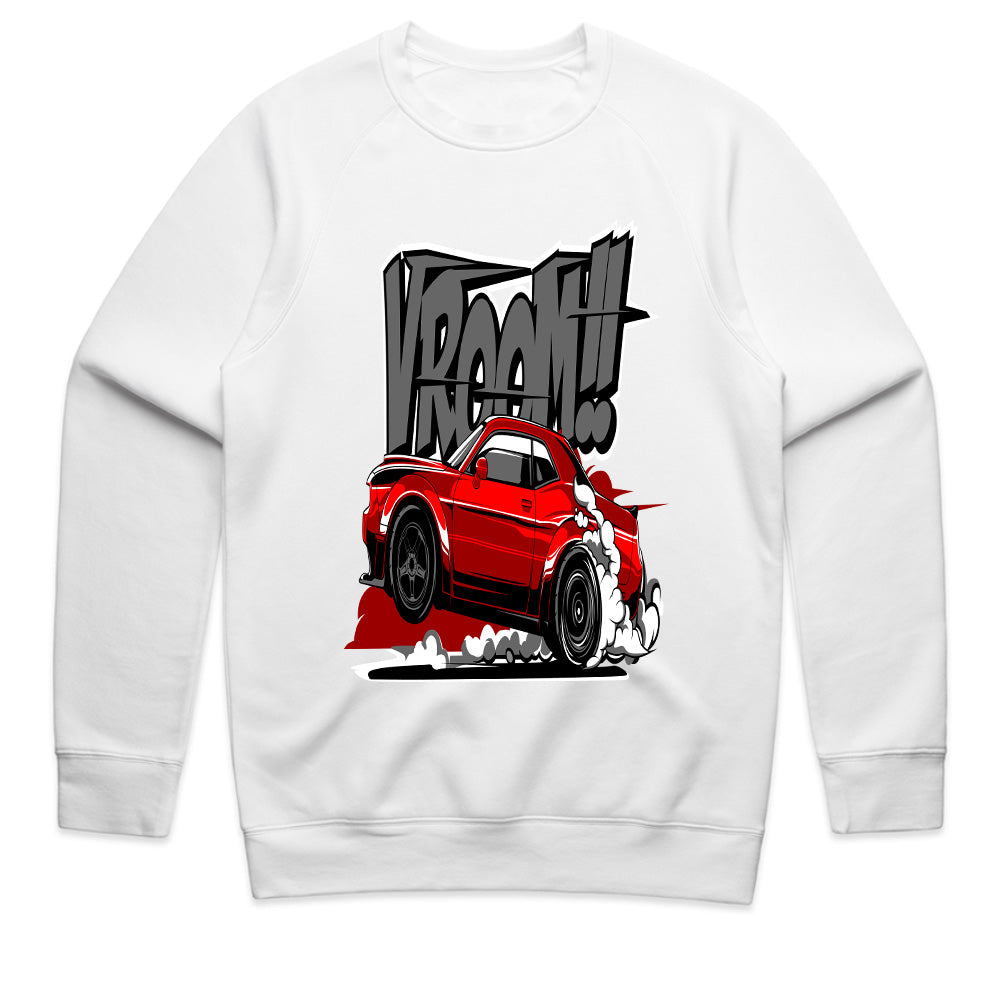 VROOM!! Turbo Drift Comic Style Car T-Shirt