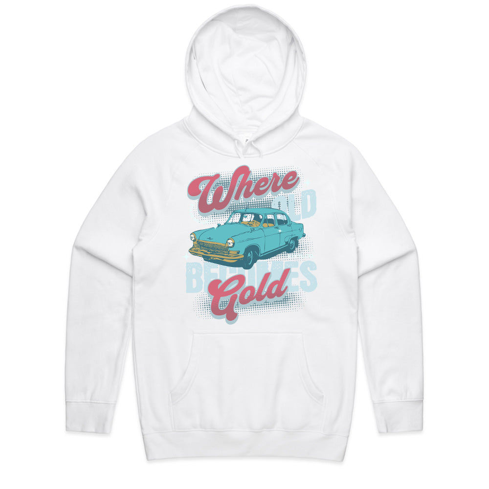 Vintage Gold – Timeless Classic Car Streetwear T-Shirt