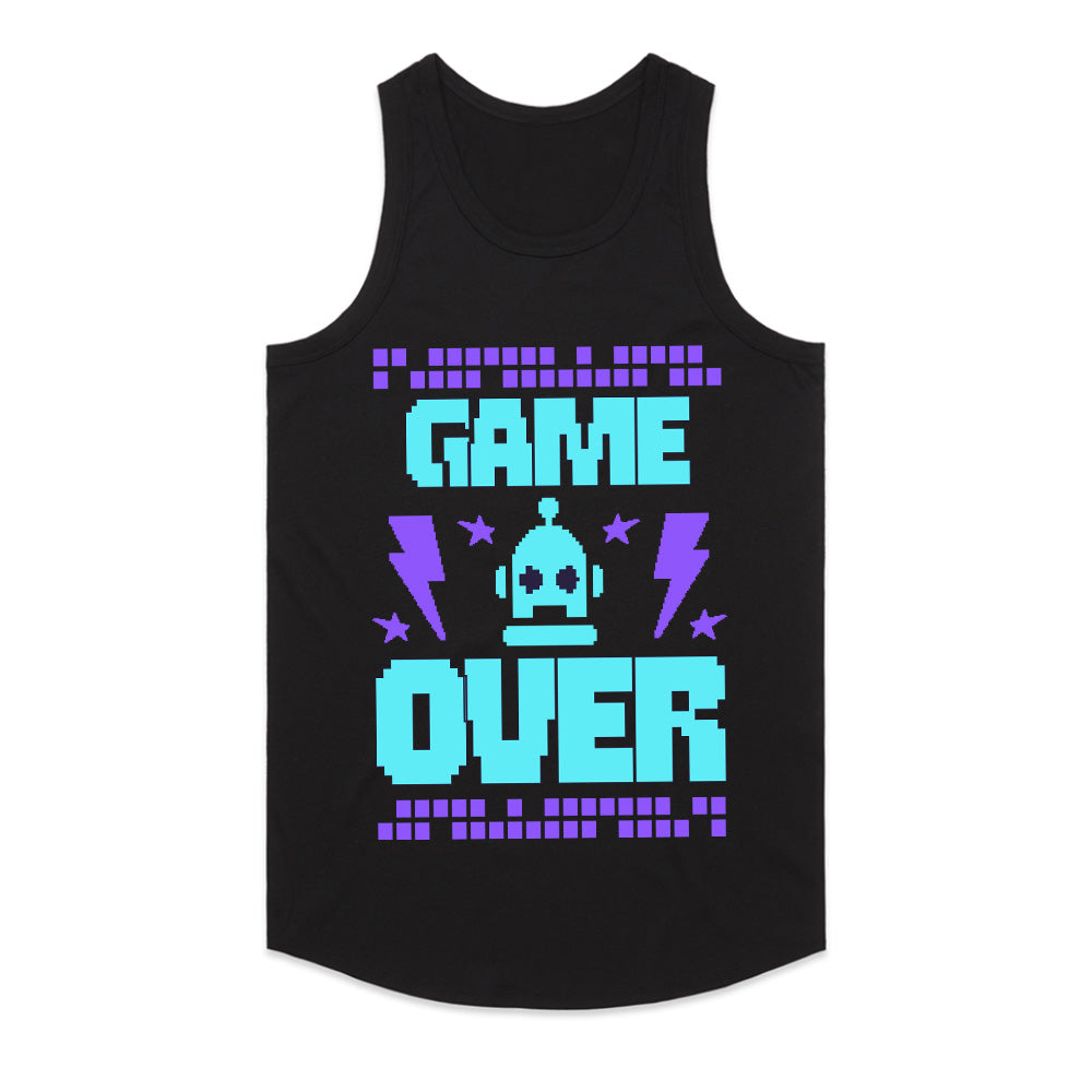 Game Over - Retro Pixel Robot Gamer T-Shirt