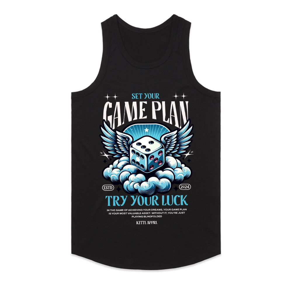 Game Plan - Try Your Luck Motivational Dice T-Shirt