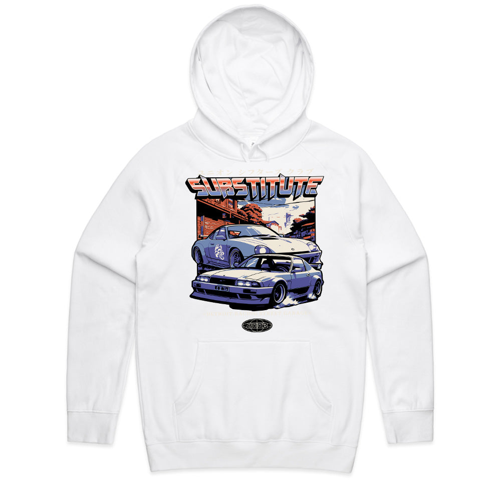Substitute" JDM Street Racing T-Shirt – Retro Japanese Car Culture Aesthetic