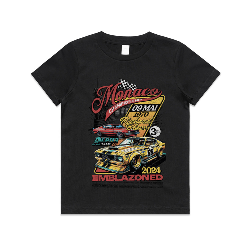 Emblazoned 2024 – Vintage Monaco Championship T-Shirt