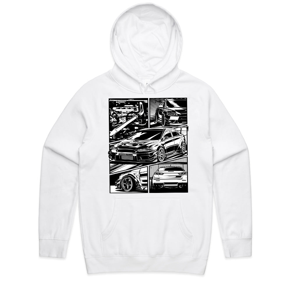 Mitsubishi EVO X JDM Manga Turbo Street Racing T-Shirt