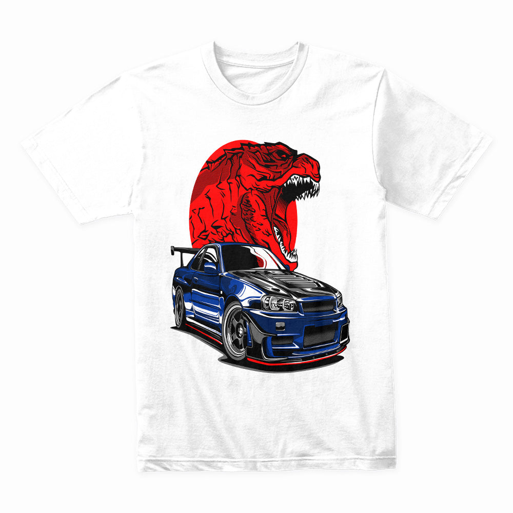 Skyline R34 Godzilla – JDM Beast T-Shirt