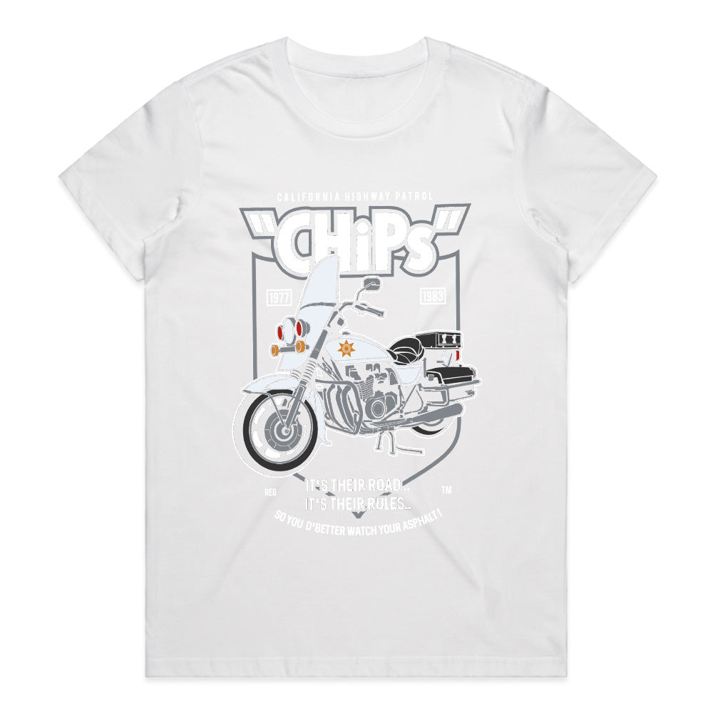CHiPs California Highway Patrol Retro T-Shirt – Classic TV Tribute