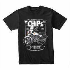 CHiPs California Highway Patrol Retro T-Shirt – Classic TV Tribute