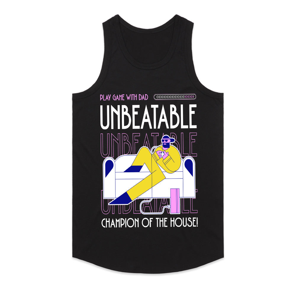 Unbeatable Dad Gamer T-Shirt – Champion of the House!