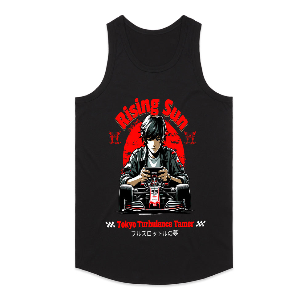 Rising Sun Racing T-Shirt – Tokyo Turbo Drift Gamer Style