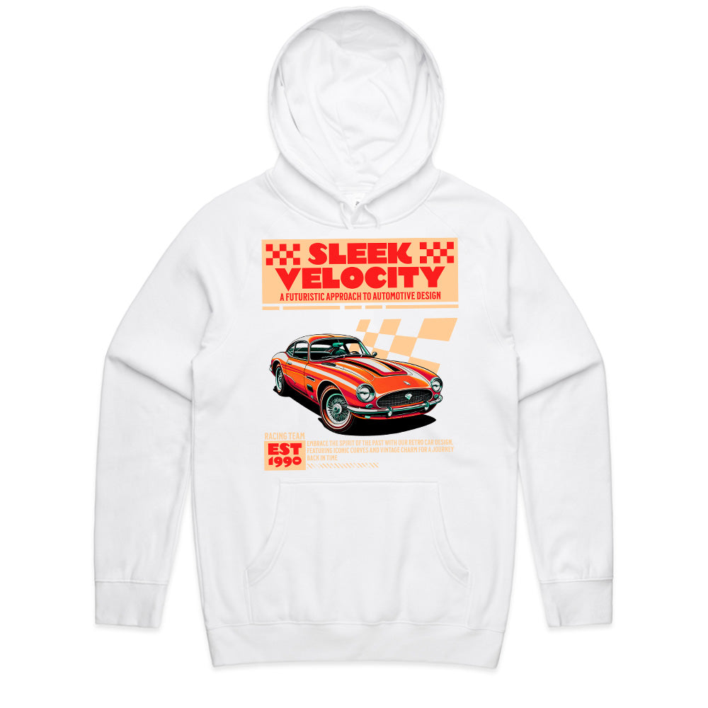 Sleek Velocity – Retro Racing Classic Car Streetwear T-Shirt