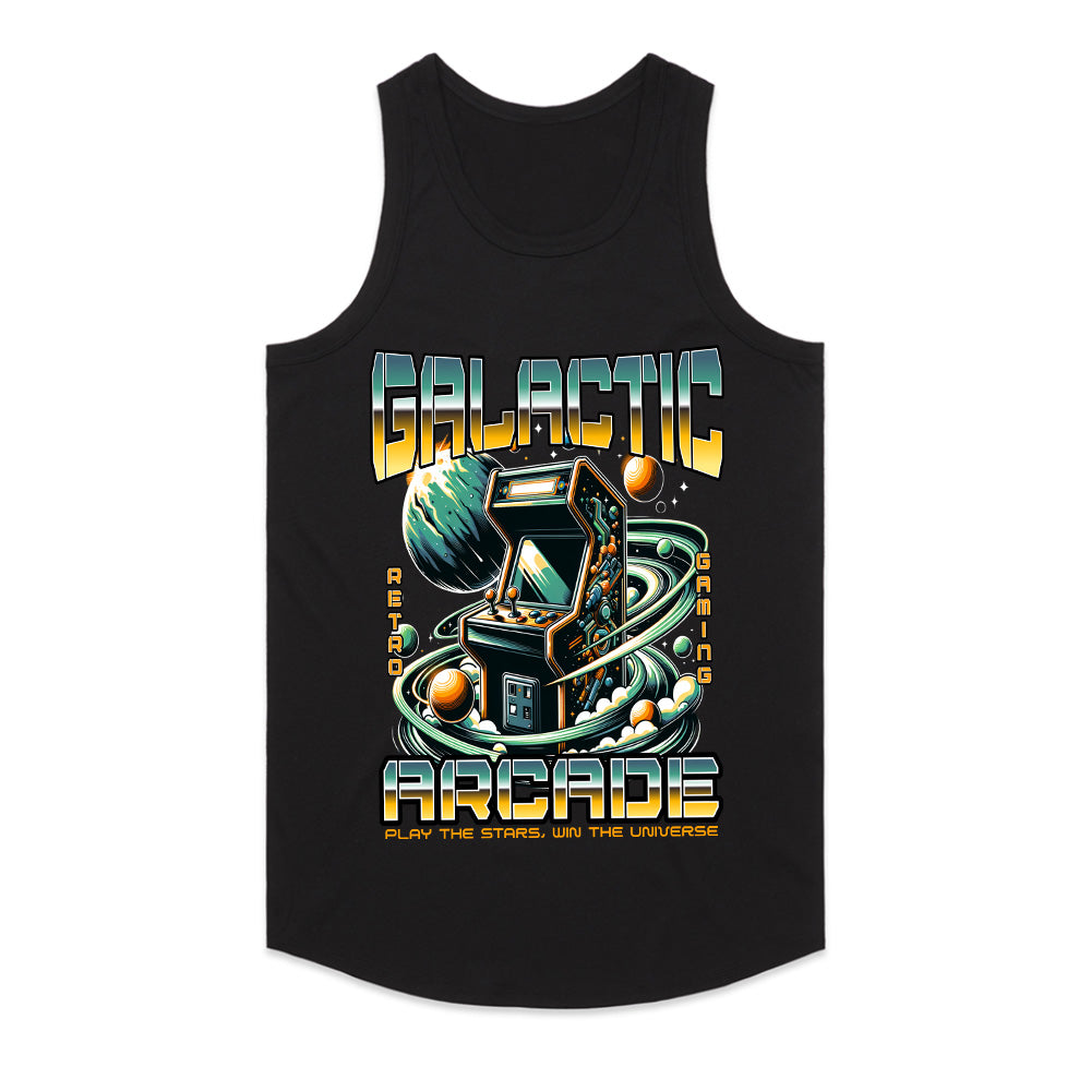 Galactic Arcade T-Shirt – Retro Gaming Meets Outer Space