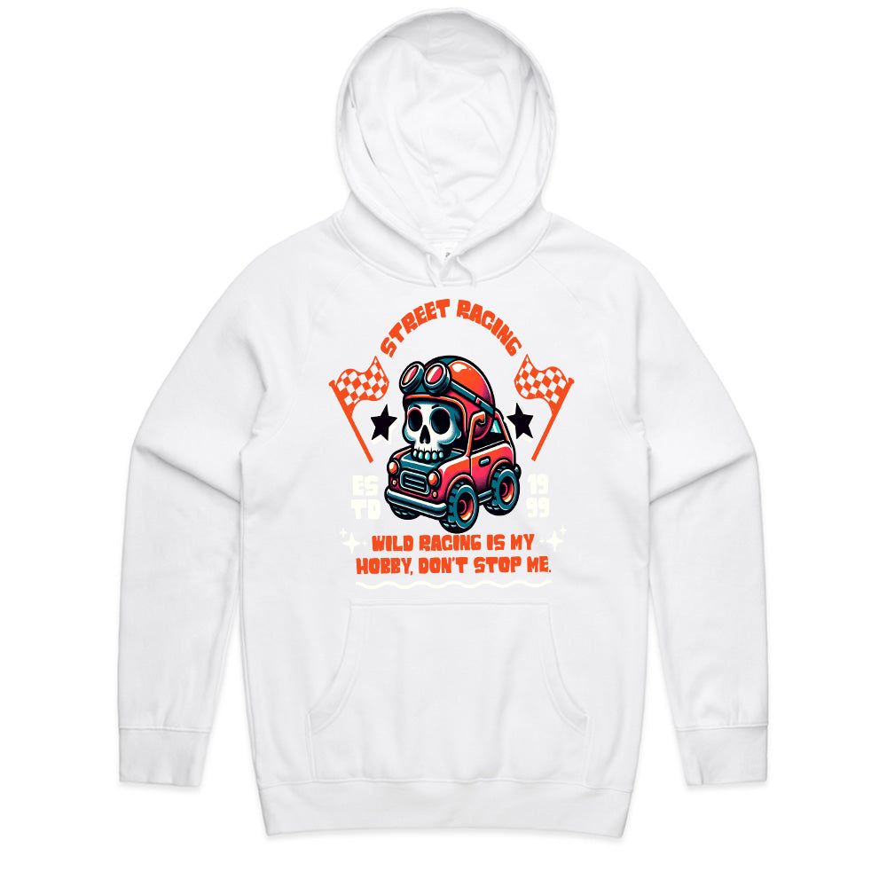 Wild Racing – Street Racer Skull Graphic T-Shirt