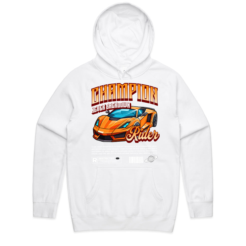 Champion Rider – Never Back Down Racing Streetwear T-Shirt