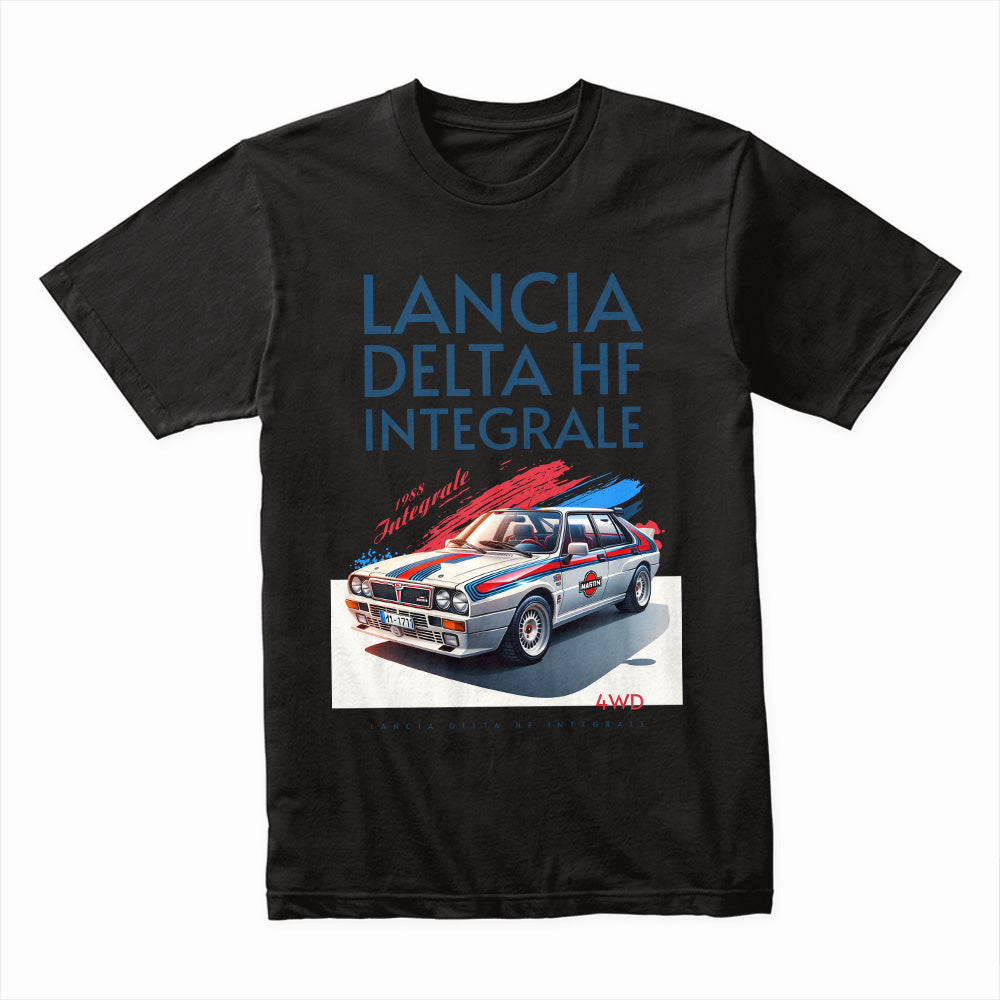 Lancia Delta HF Integrale – Iconic Rally Legend Graphic Tee