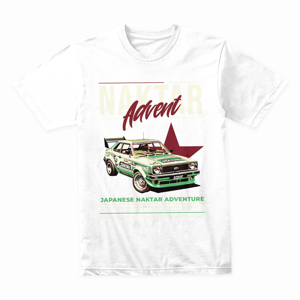 Naktar Advent JDM Rally T-Shirt – Vintage Japanese Racing Streetwear