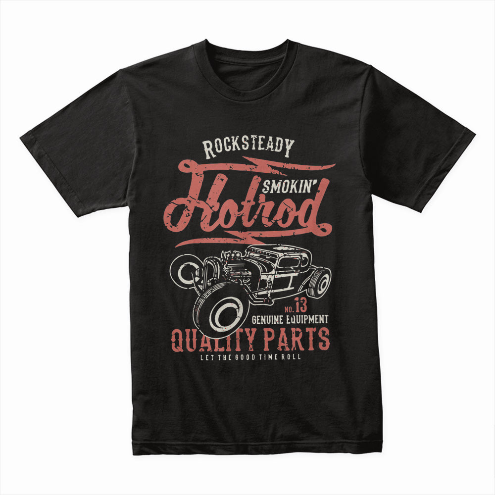 Smokin' Hotrod" Vintage Classic Car T-Shirt – Retro Garage & Speed Enthusiast Tee