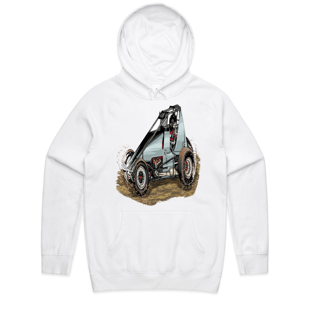 Sprints on the Track – Race Car Graphic T-Shirt for Motorsport Fans